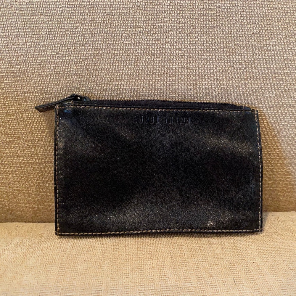 Bobbi Brown Small Leather Zip Case